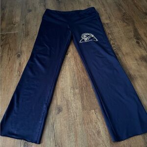 Pitt Cropped Navy Yoga Pants